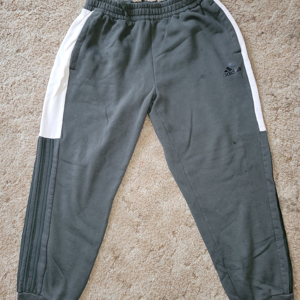 ADIDAS size L sweatpants.